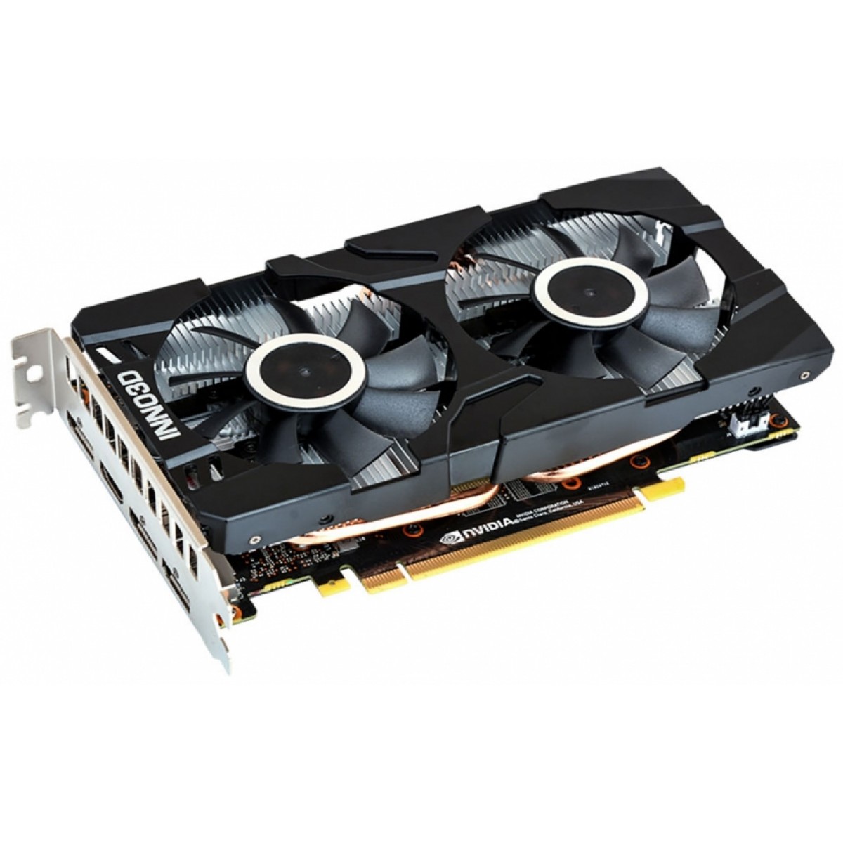 Placa de Vídeo Inno3D GeForce GTX 1660 Ti Twin X2, 6GB GDDR6, 192Bit, N166T2-06D6-1710VA15