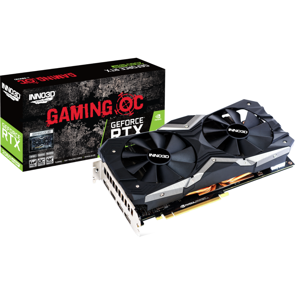 Placa de Vídeo Inno3D GeForce RTX 2060 Super Gaming OC X2, 8GB GDDR6, 256Bit