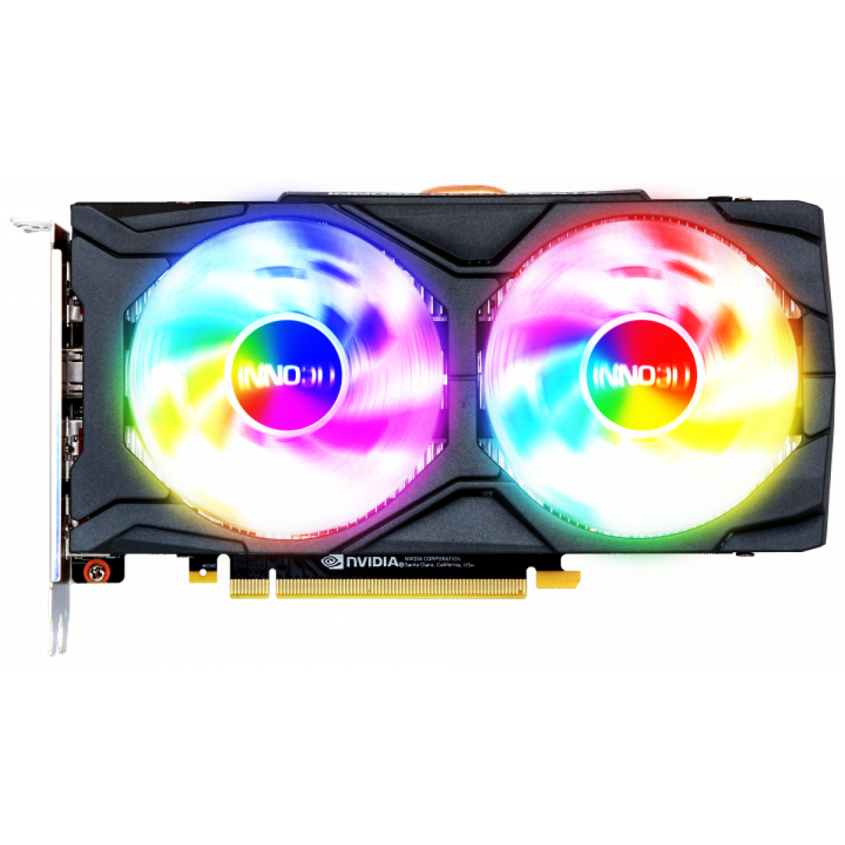 Placa de Vídeo Inno3D GeForce RTX 2060 Super Twin X2 OC RGB, 8GB GDDR6, 256Bit