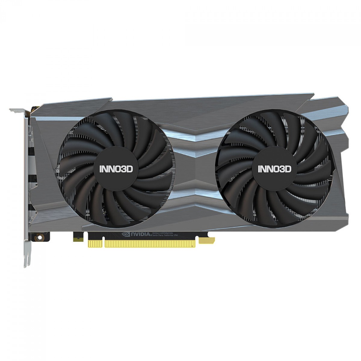 Placa de Vídeo Inno3D NVIDIA GeForce RTX 2060 Twin X2 OC, 12GB, GDDR6, DLSS, Ray Tracing, N20602-12D6X-1713VA32R 