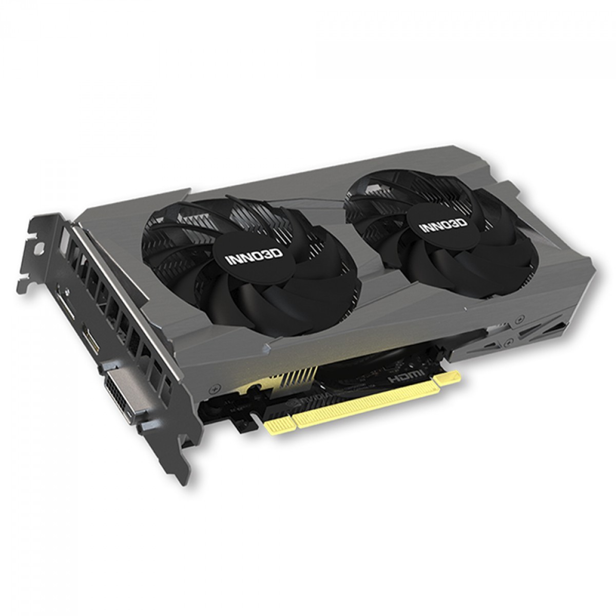 Placa de Vídeo INNO3D GeForce RTX 3050 TWIN X2 V2, 6GB, GDDR6, DLSS, Ray Tracing, N30502-06D6-1880VA60
