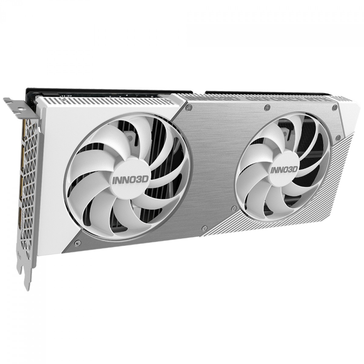Placa de Vídeo INNO3D NVIDIA GeForce RTX 5060 TWIN X2 OC White, 8GB, GDDR7, DLSS, Ray Tracing, N50602-08D7X-195070W