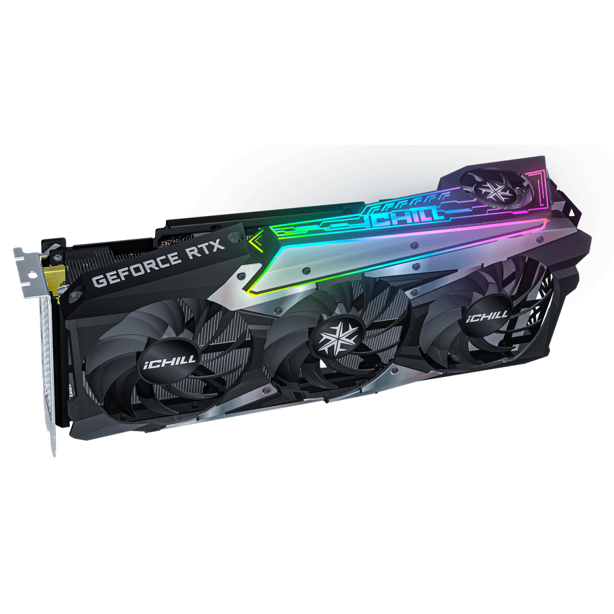 Placa de Vídeo Inno3D NVIDIA GeForce RTX 3070 Ti iChill X4, LHR, 8GB, GDDR6X, DLSS, Ray Tracing, C307T4-086XX-1820VA35