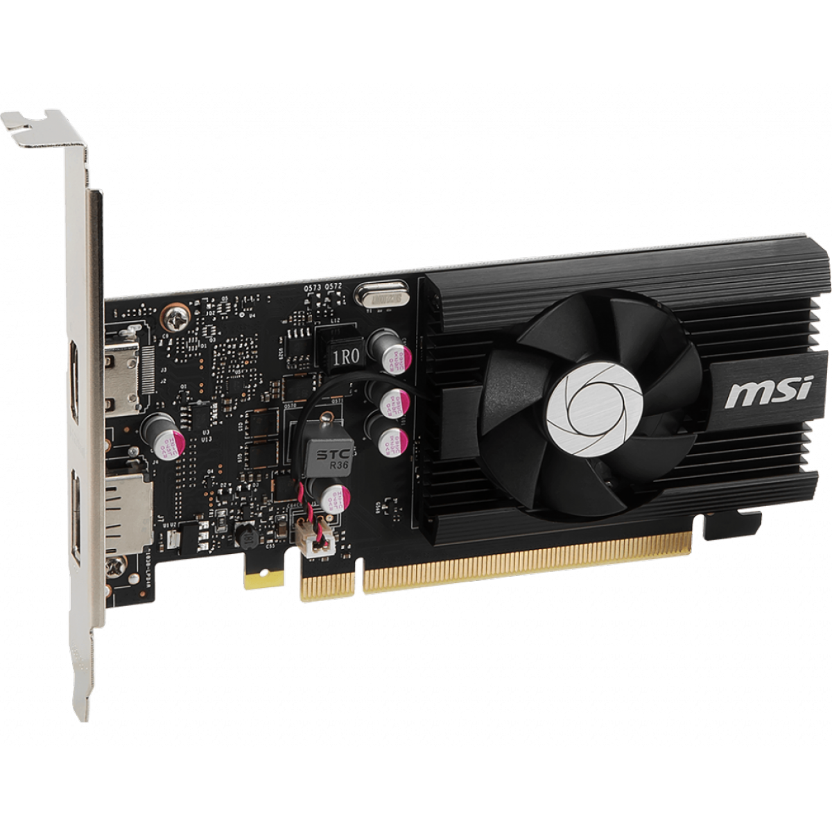 Placa de Vídeo MSI, Geforce, GT 1030 2GD4 LP OC, 2GB, DDR4, 64 bit, 912-V809-2826