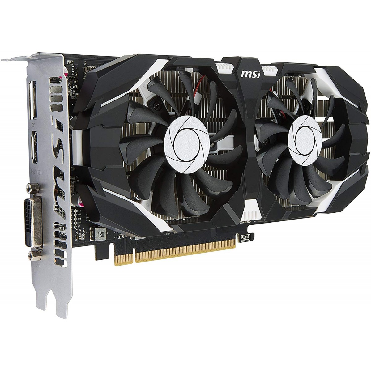 Placa de Vídeo MSI NVIDIA GeForce GTX 1050 Ti 4GT, OC, 4GB, Dual Fan, GDDR5, 912-V809-2272