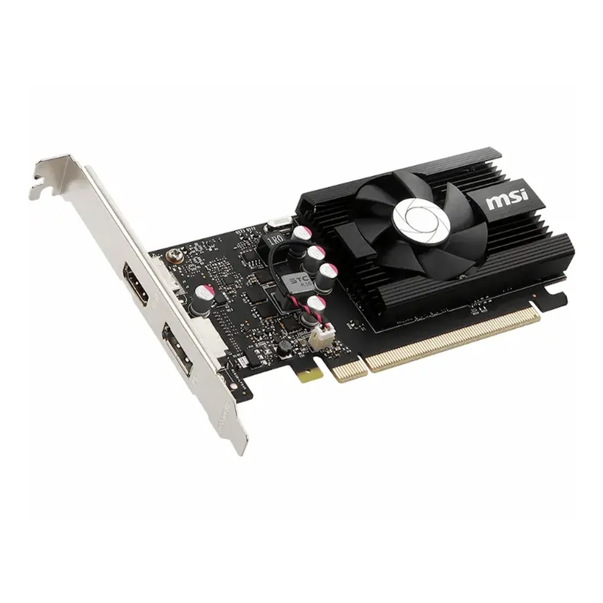 Placa de Vídeo MSI NVIDIA GeForce GT 1030 4GD4 LP OC, 4GB, GDDR4, 64 bits, 912-V812-001