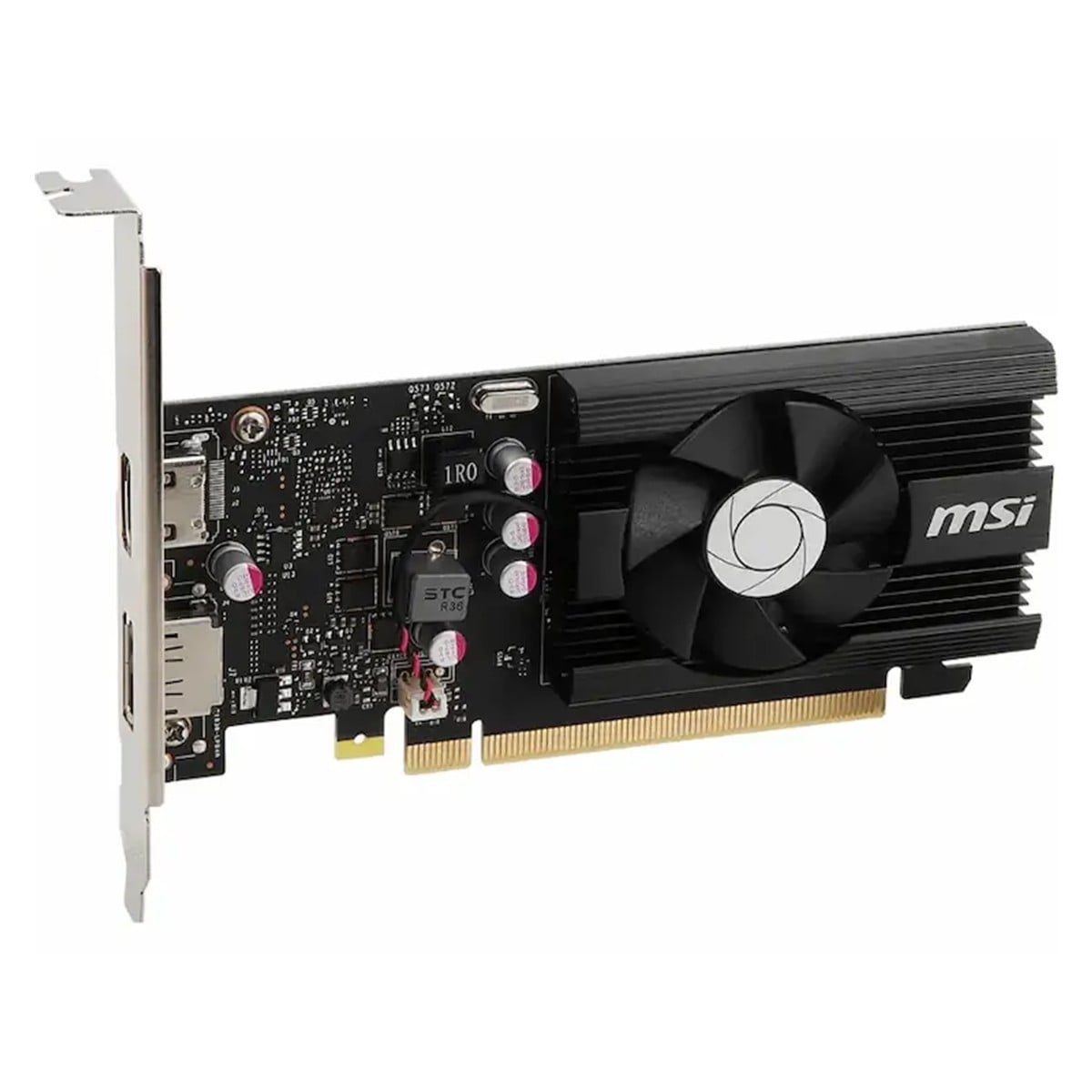 Placa de Vídeo MSI NVIDIA GeForce GT 1030 4GD4 LP OC, 4GB, GDDR4, 64 bits, 912-V812-001