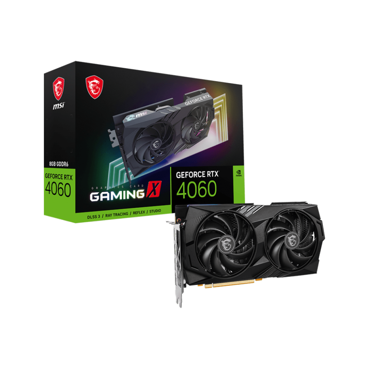 Placa de Vídeo MSI NVIDIA GeForce RTX 4060 Gaming X, 8GB, GDDR6, DLSS, Ray Tracing, 912-V516-011