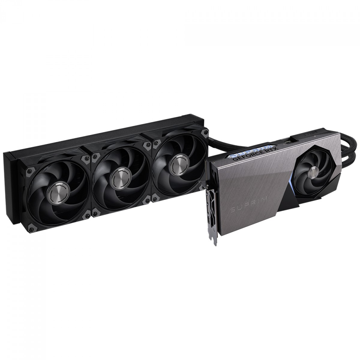 Placa de Vídeo MSI NVIDIA GeForce RTX 5080 Suprim Liquid SOC, 16GB, GDDR7, DLSS, Ray Tracing, G5080-16SLS