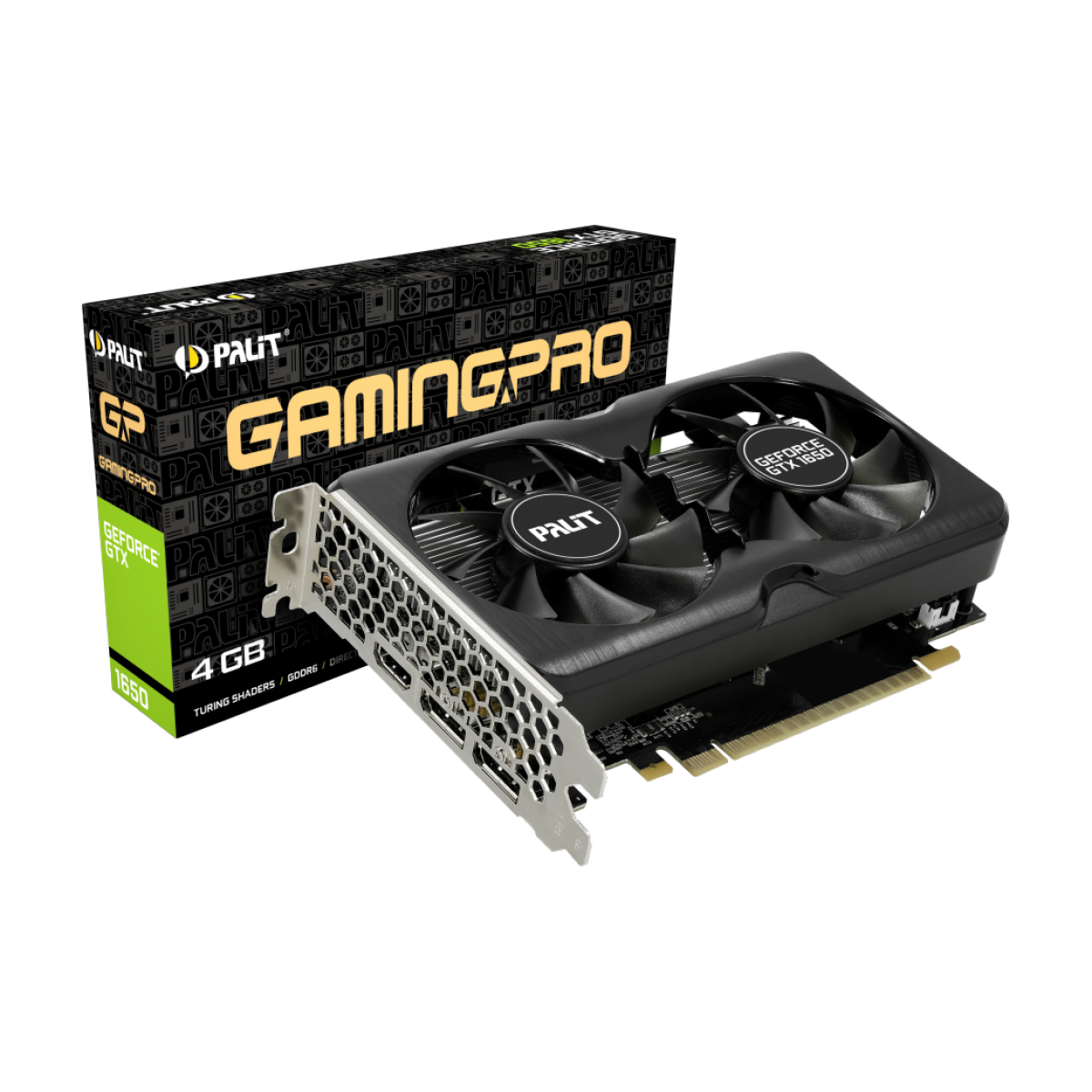 Palit GeForce GTX1650 KalmX 4GB(補助電源なし、ファンレス) - パーツ