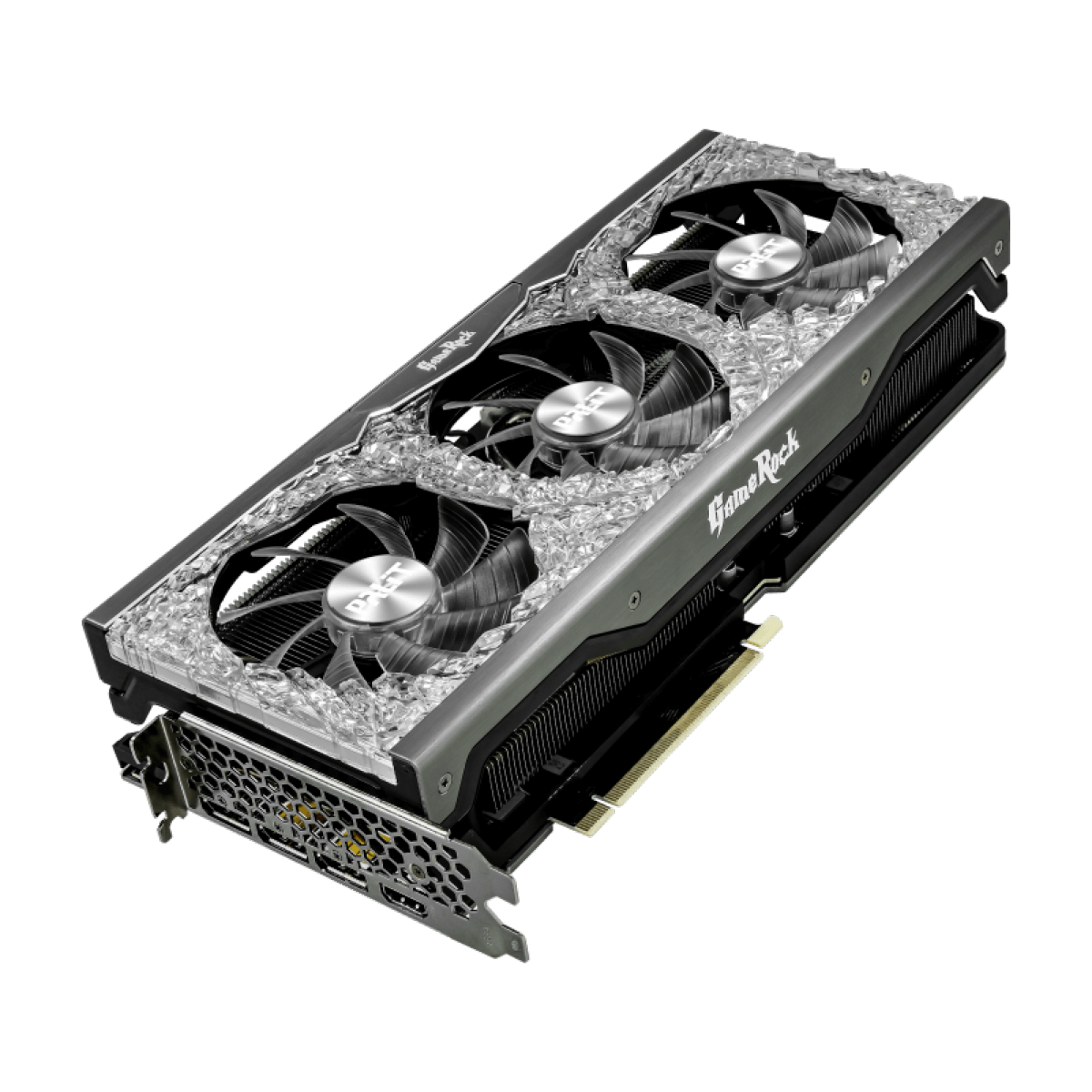 Placa de Vídeo Palit NVIDIA GeForce RTX 3070 GameRock, LHR, 8GB, GDDR6, DLSS, Ray Tracing, NE63070019P2-1040G - V1