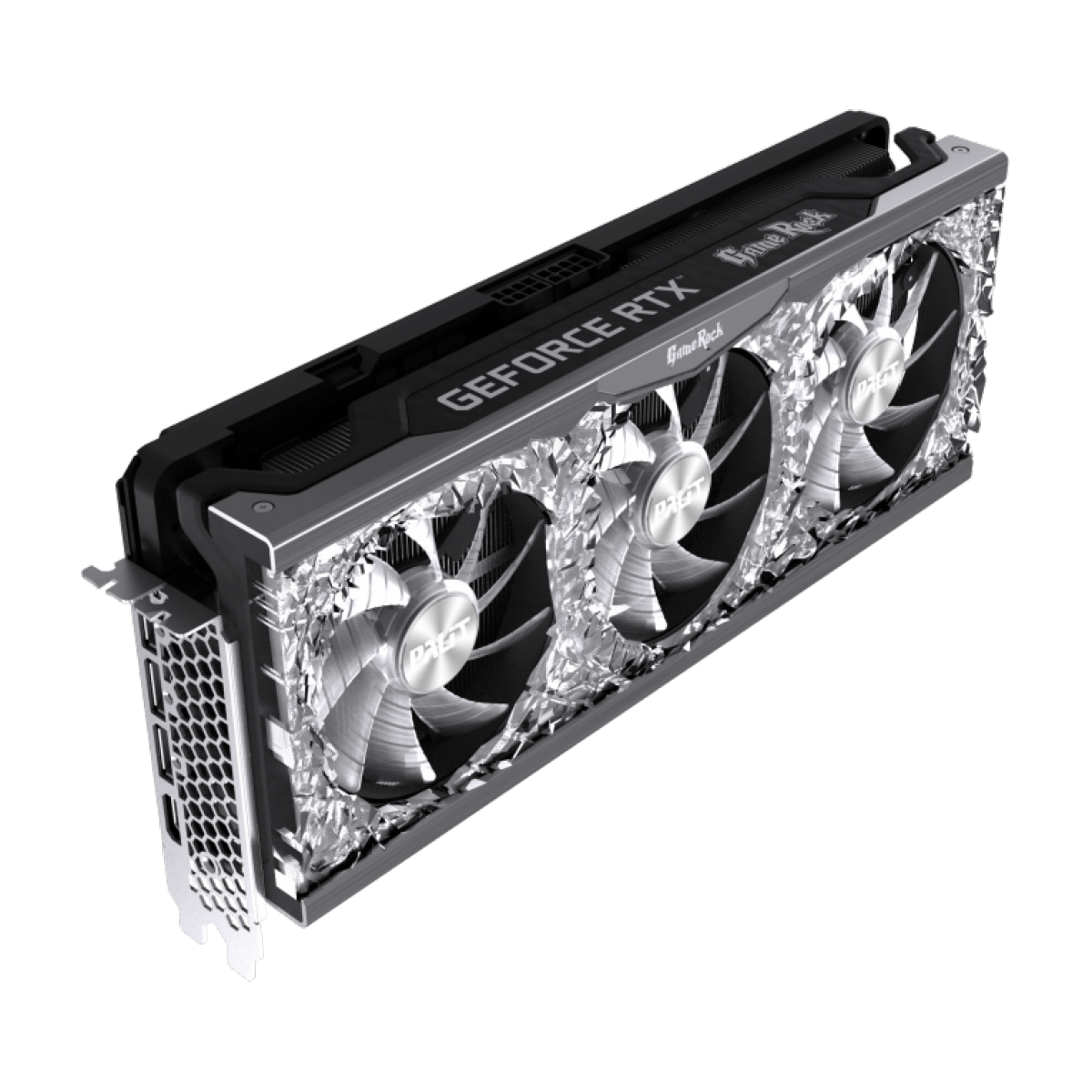 Placa de Vídeo Palit NVIDIA GeForce RTX 3070 GameRock, LHR, 8GB, GDDR6, DLSS, Ray Tracing, NE63070019P2-1040G - V1