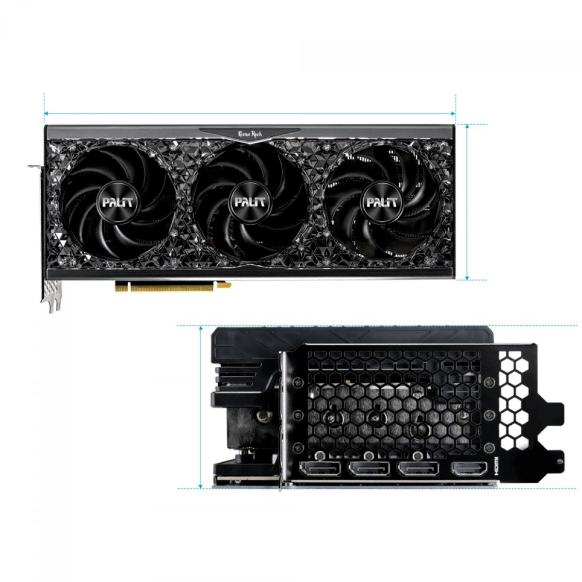Placa de Vídeo Palit NVIDIA GeForce RTX 4090 GameRock, 24GB, GDDR6X, DLSS, Ray Tracing
