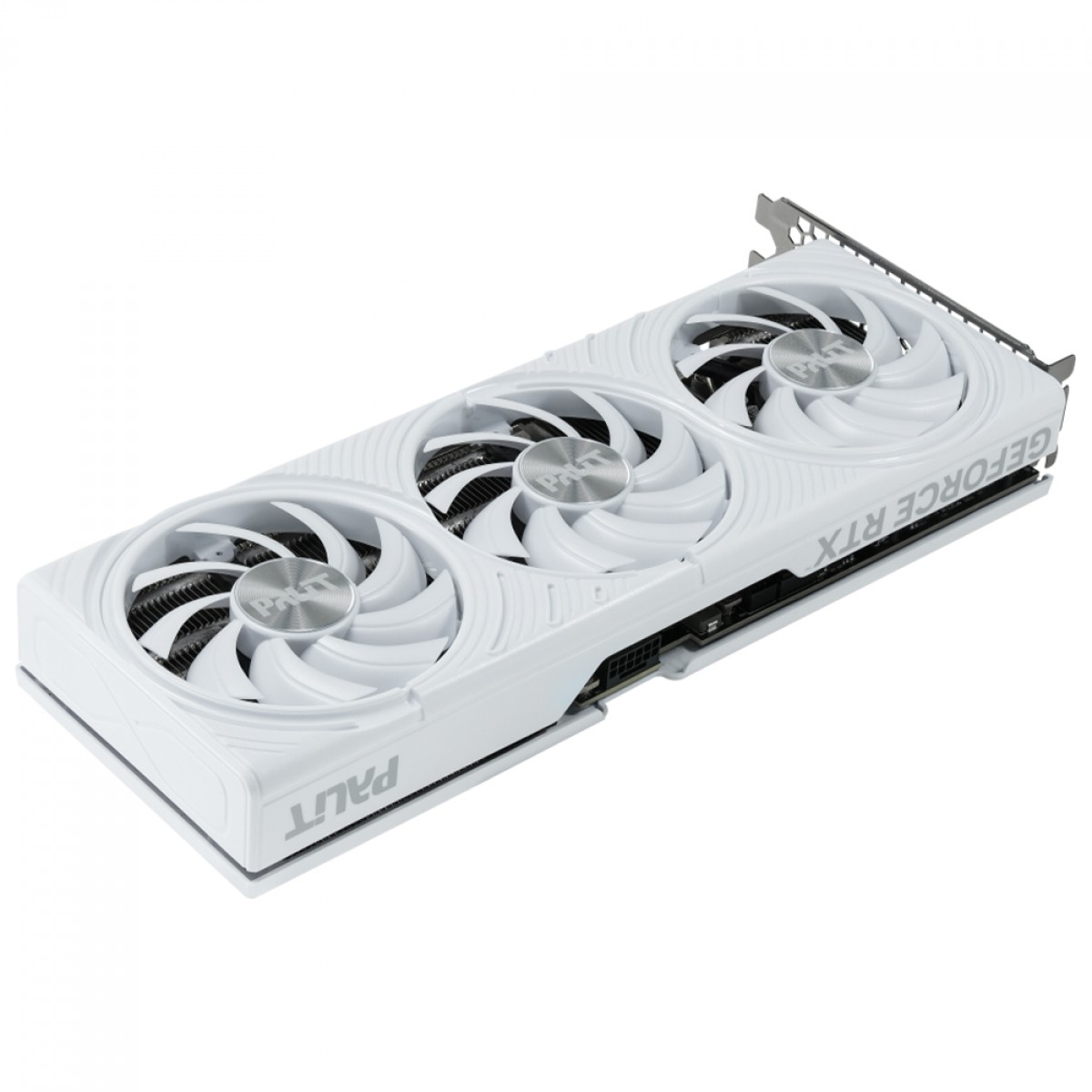 Placa de Vídeo Palit NVIDIA GeForce RTX 5070 White OC, 12GB, GDDR7, DLSS, Ray Tracing, NE75070U19K9-GB2050W