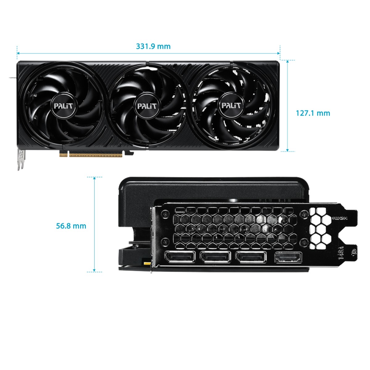 Placa de Vídeo Palit NVIDIA GeForce RTX 5080 Infinity 3, 16GB, GDDR7, DLSS, Ray Tracing, NE75080019T2-GB2035S