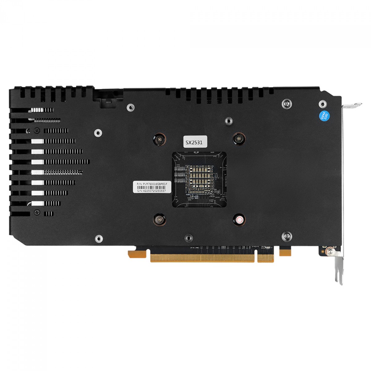 Placa de Vídeo PCYes AMD Radeon RX 7600 XT, 16GB, GDDR6, FSR, Ray Tracing, PVR760016GBPEDF