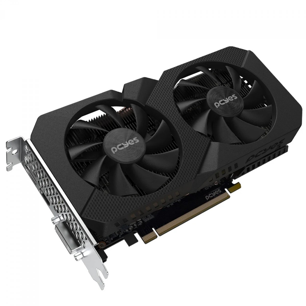 Placa de Vídeo PCYES NVIDIA GeForce RTX 3050 Projeto Edge, 8GB, GDDR6, DLSS, Ray Tracing, PVRTX30508BLPE