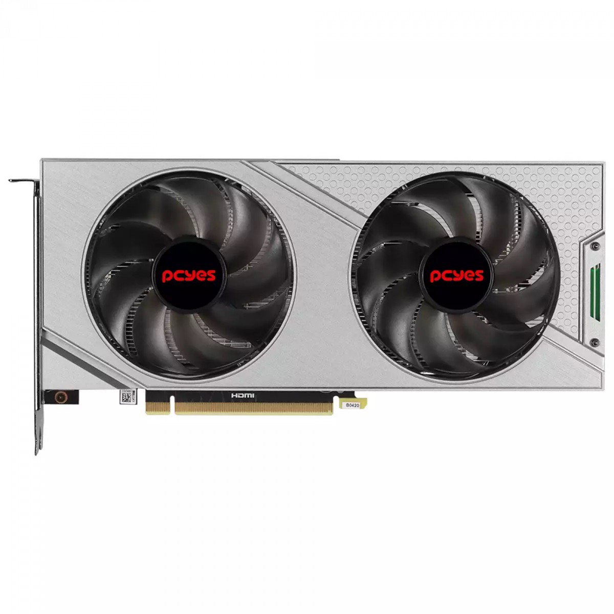 Placa de Vídeo PCYES NVIDIA GeForce RTX 4060, Dual Fan, 8GB, GDDR6, DLSS, Ray Tracing, PA40608GR6DF