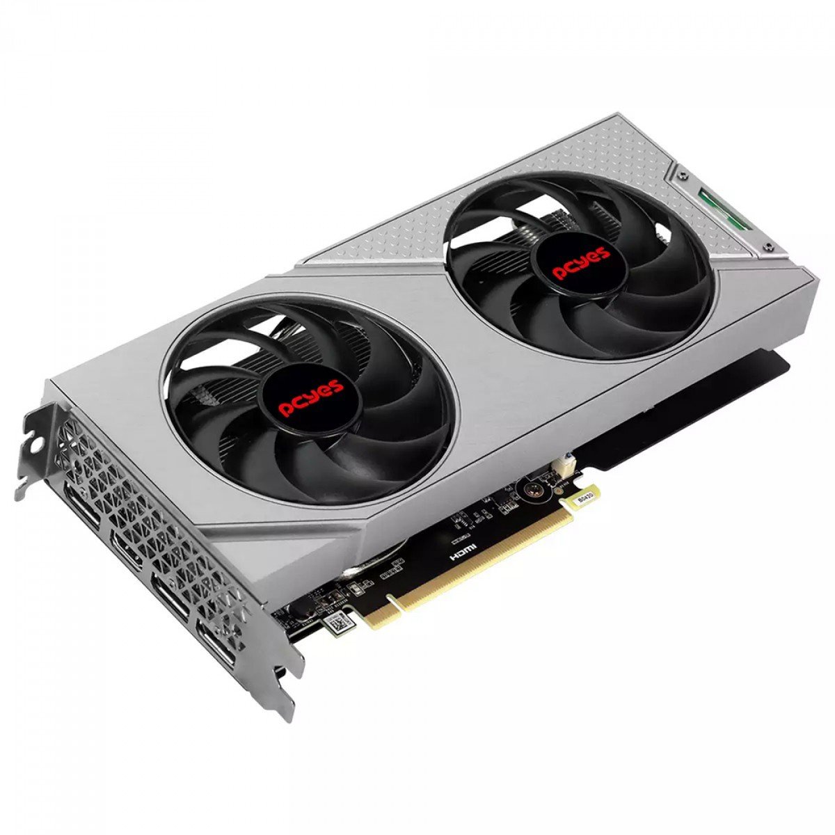 Placa de Vídeo PCYES NVIDIA GeForce RTX 4060, Dual Fan, 8GB, GDDR6, DLSS, Ray Tracing, PA40608GR6DF