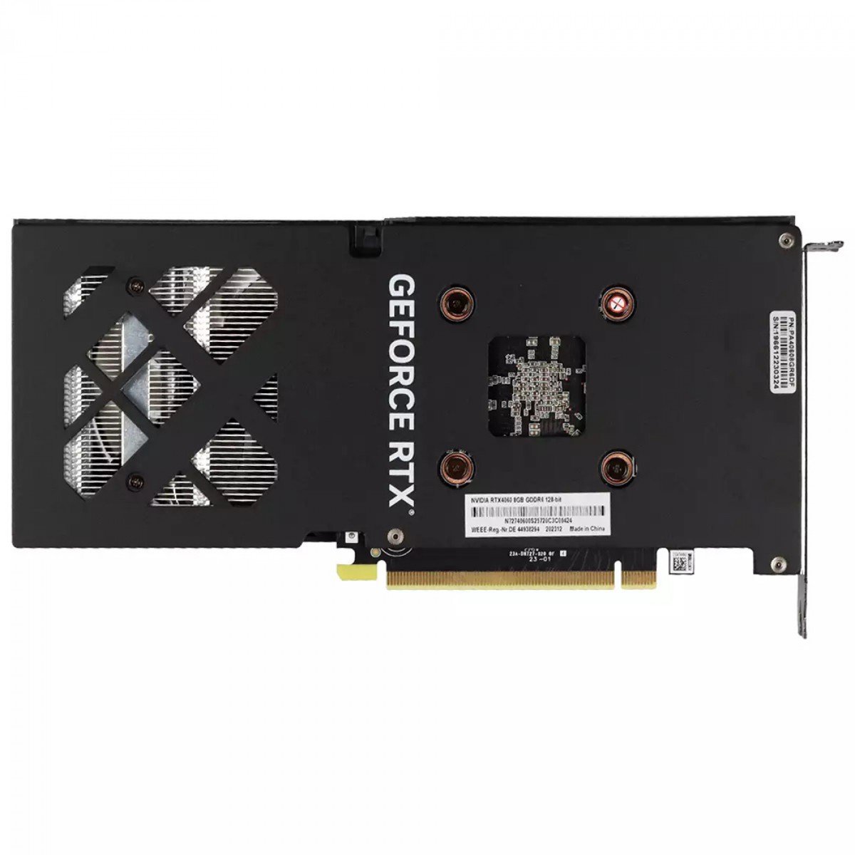 Placa de Vídeo PCYES NVIDIA GeForce RTX 4060, Dual Fan, 8GB, GDDR6, DLSS, Ray Tracing, PA40608GR6DF
