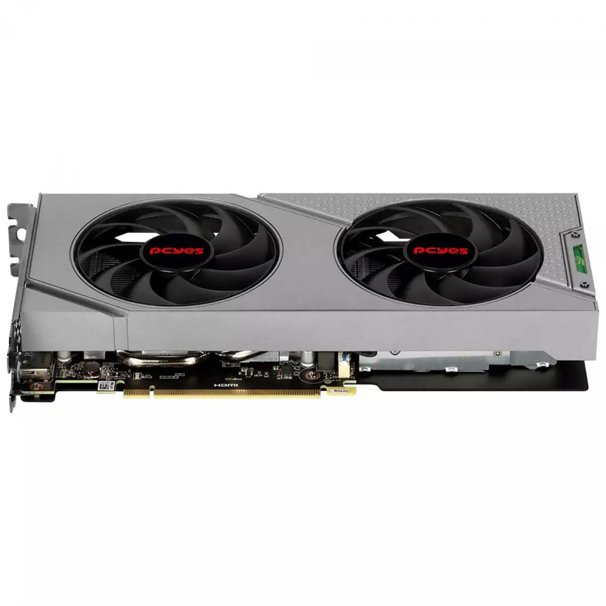 Placa de Vídeo PCYES NVIDIA GeForce RTX 4060, Dual Fan, 8GB, GDDR6, DLSS, Ray Tracing, PA40608GR6DF