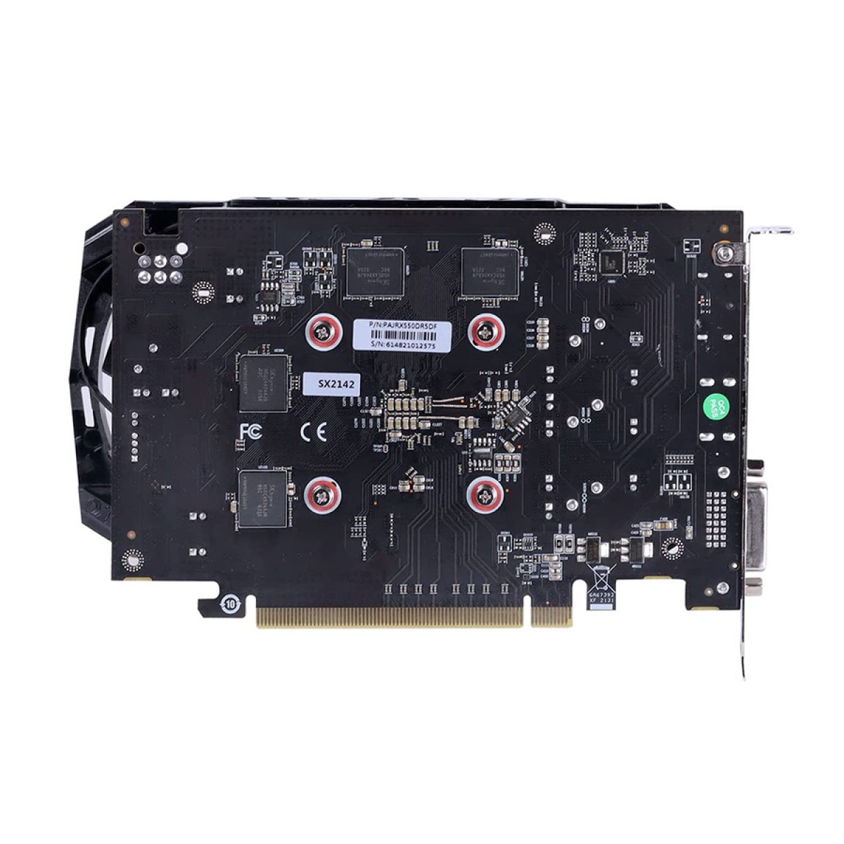 Placa de Vídeo PCYes Radeon RX 550 Dual Fan Graffiti Series, 4GB GDDR5, 128bits, PAJRX550DR5DF