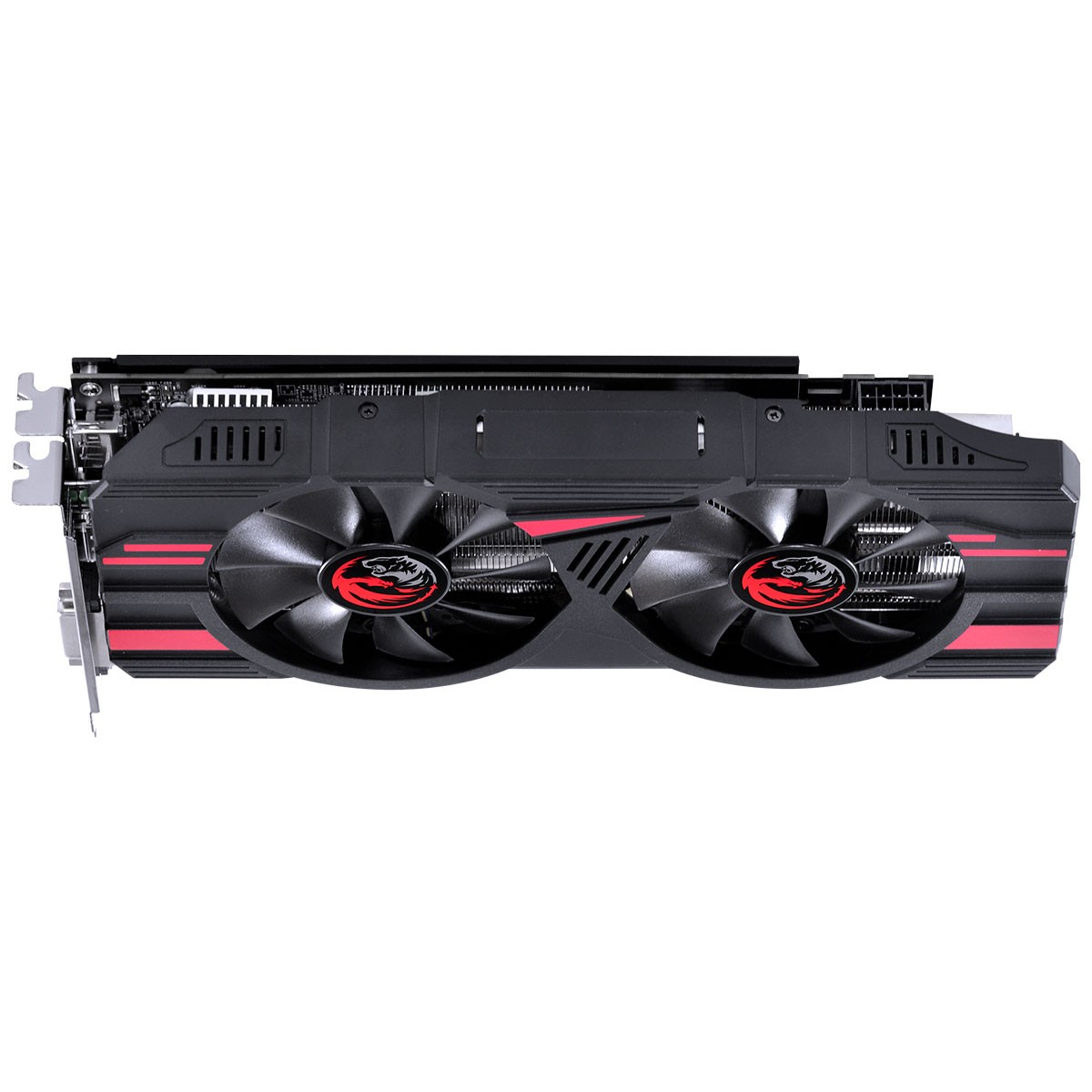 Placa de Vídeo PCyes Radeon RX 580 Dual Graffiti Series, 8GB GDDR5, 256Bit, PJ580RX25608G5DF