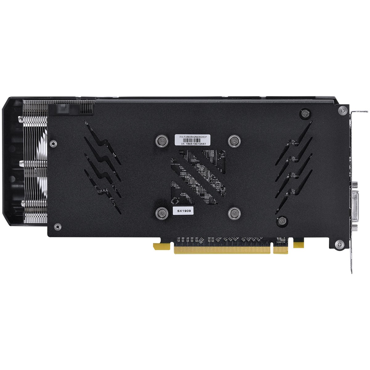 Placa de Vídeo PCyes Radeon RX 580 Dual Graffiti Series, 8GB GDDR5, 256Bit, PJ580RX25608G5DF