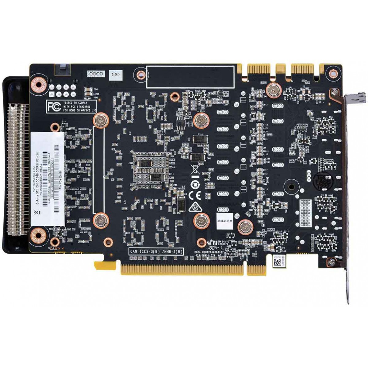 Placa de Vídeo PNY Geforce GTX 1060 XLR8 Gaming OC Dual, 6Gb GDDR5X, 192bit