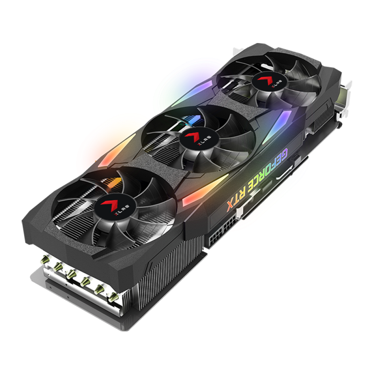 Placa de Vídeo PNY GeForce RTX 3080 XLR8 Gaming EPIC-X RGB Triple, 10GB, GDDR6X, 320Bit, VCG308010TFXMPB
