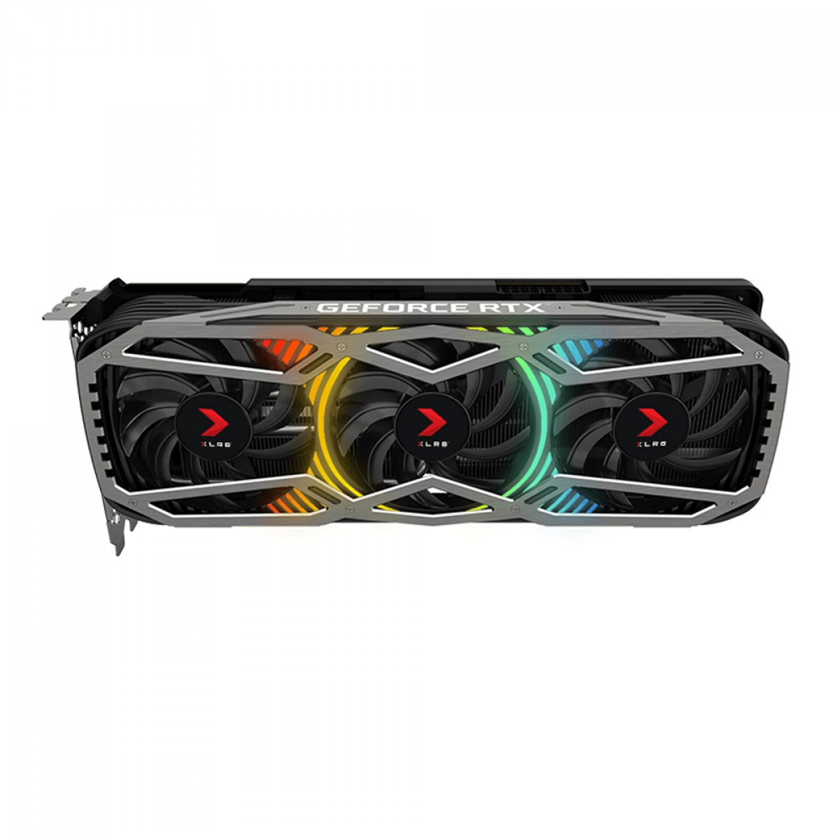 Placa de Vídeo PNY NVIDIA Geforce RTX 3080 XLR8 Gaming Revel Epic-X Triple Fan, LHR, 10GB, GDDR6X, DLSS, Ray Tracing, VCG308010LTFXPPB
