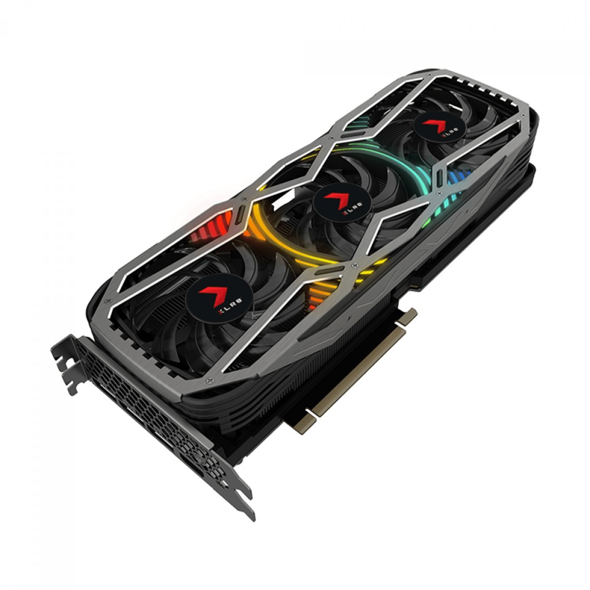Placa de Vídeo PNY NVIDIA Geforce RTX 3080 XLR8 Gaming Revel Epic-X Triple Fan, LHR, 10GB, GDDR6X, DLSS, Ray Tracing, VCG308010LTFXPPB