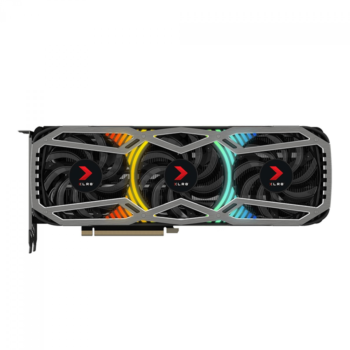 Placa de Vídeo PNY NVIDIA Geforce RTX 3080 XLR8 Gaming Revel Epic-X Triple Fan, LHR, 10GB, GDDR6X, DLSS, Ray Tracing, VCG308010LTFXPPB