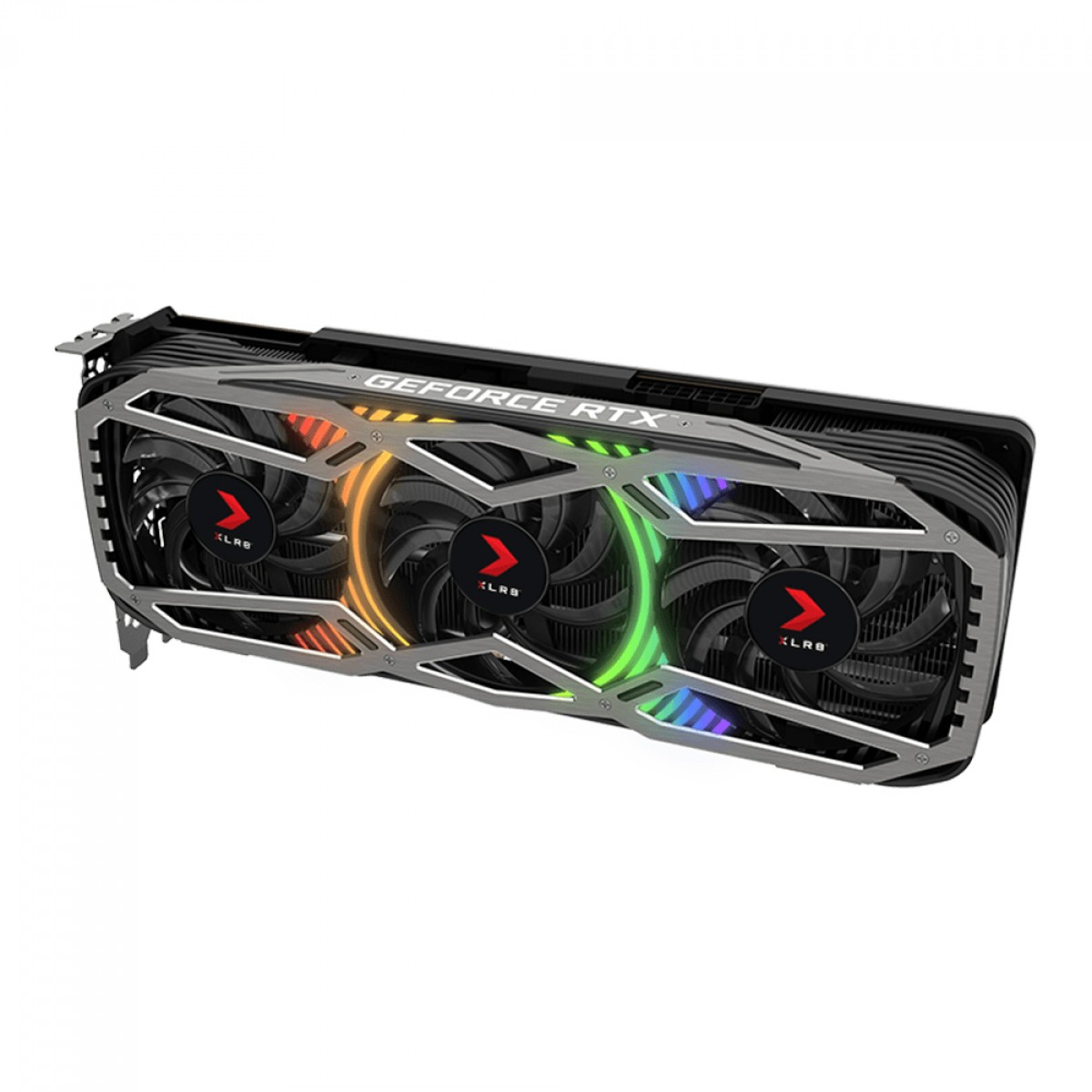 Placa de Vídeo PNY NVIDIA Geforce RTX 3080 XLR8 Gaming Revel Epic-X Triple Fan, LHR, 10GB, GDDR6X, DLSS, Ray Tracing, VCG308010LTFXPPB