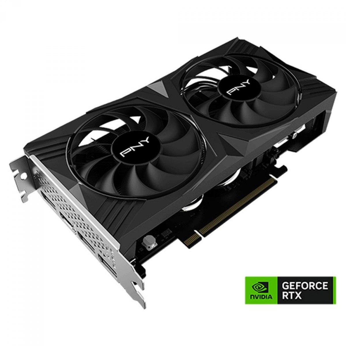 Placa De V Deo Pny Nvidia Geforce Rtx Verto Dual Fan Gb Gddr Dlss Ray Tracing