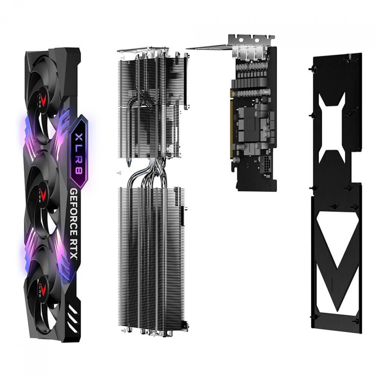Placa de Vídeo PNY NVIDIA GeForce RTX 4070 Ti OC XLR8 Gaming Verto TF, 12GB, GDDR6X, DLSS, Ray Tracing, VCG4070T12TFXXPB1-O