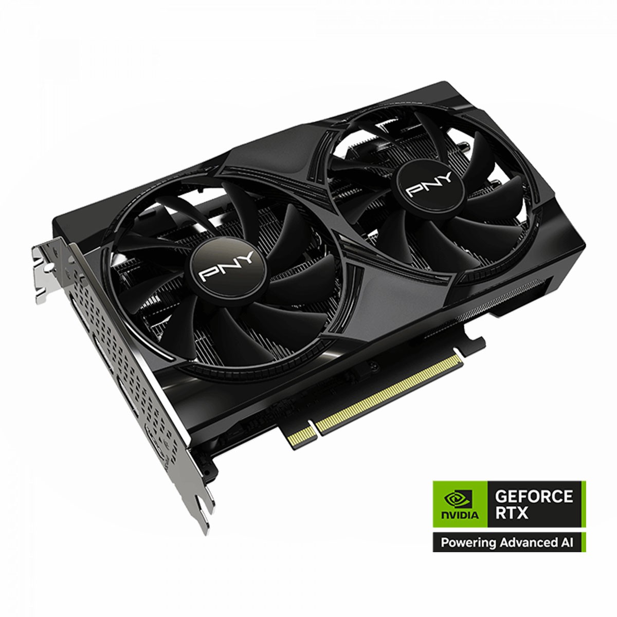 Placa de Vídeo PNY NVIDIA GeForce RTX 5060 Dual OC, 8GB, GDDR7, DLSS, Ray Tracing, VCG50608DFXPB1-O