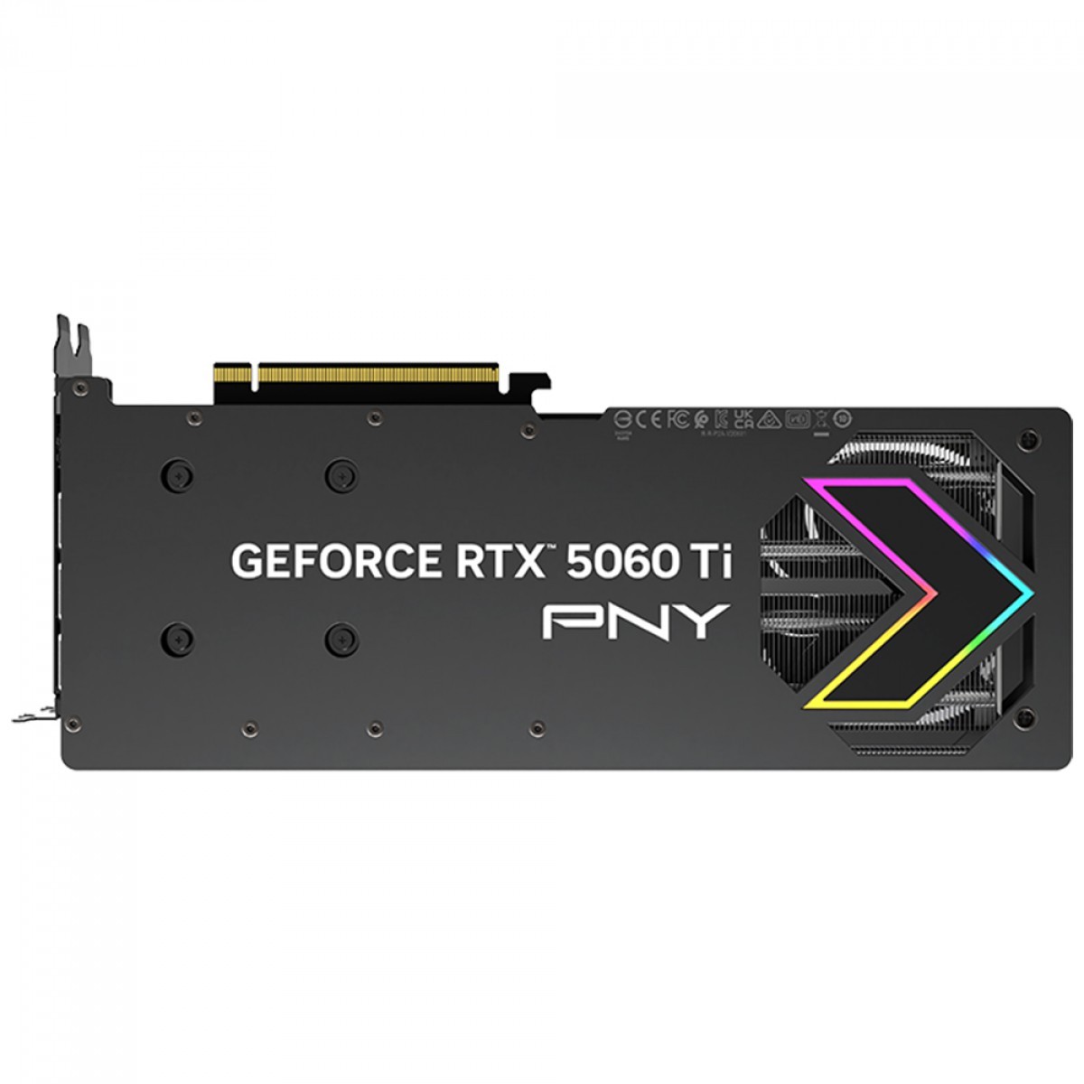 Placa de Vídeo PNY NVIDIA GeForce RTX 5060 Ti EPIC-X RGB OC, 16GB, GDDR7, DLSS, Ray Tracing, VCG5060T16TFXXPB1-O-TF