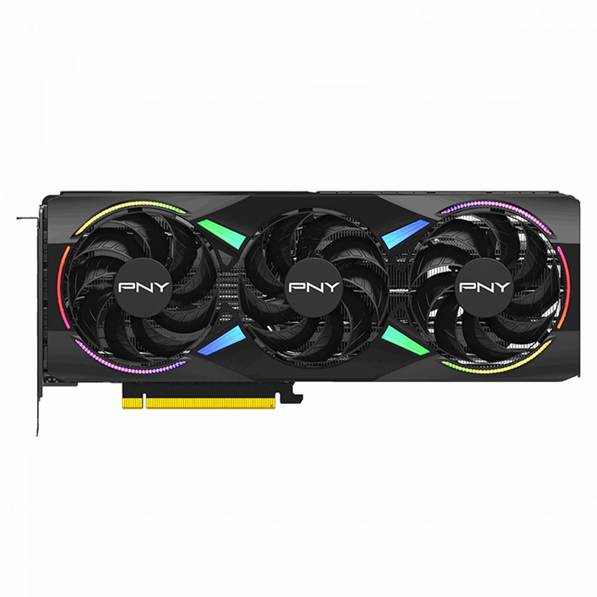 Placa de Vídeo PNY NVIDIA GeForce RTX 5070 EPIC-X RGB OC Triple Fan, 12GB, GDDR7, DLSS, Ray Tracing, VCG507012TFXXPB1-O
