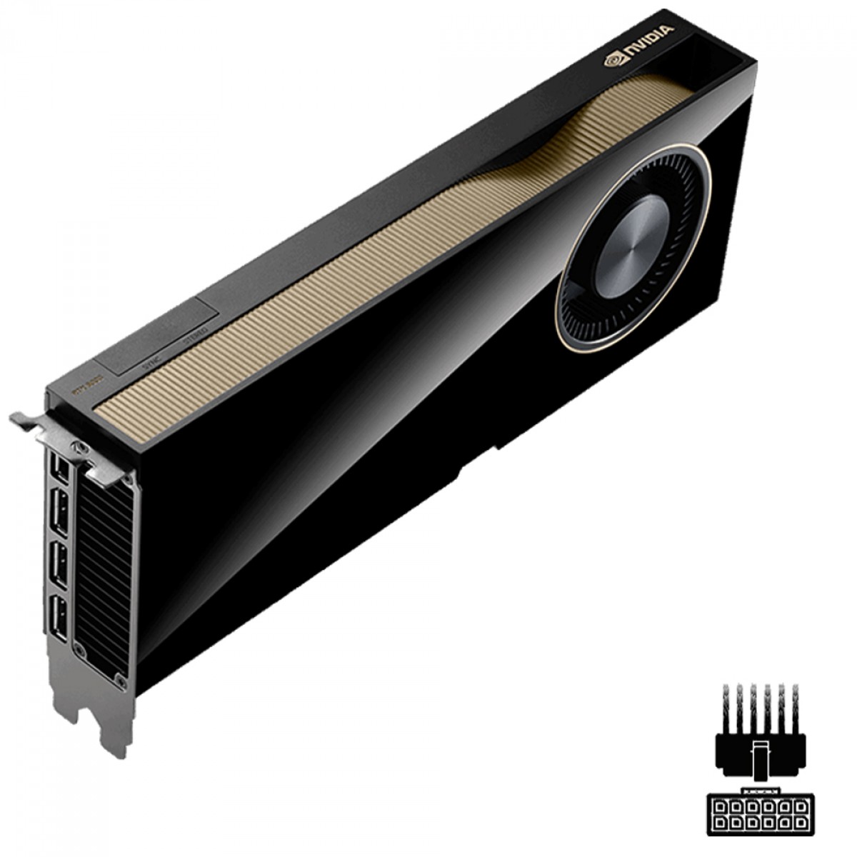 Placa de Vídeo PNY NVIDIA Quadro RTX 6000 Ada Generation, 48GB, GDDR6, Aplicação em IA, VCNRTX6000ADA-PB