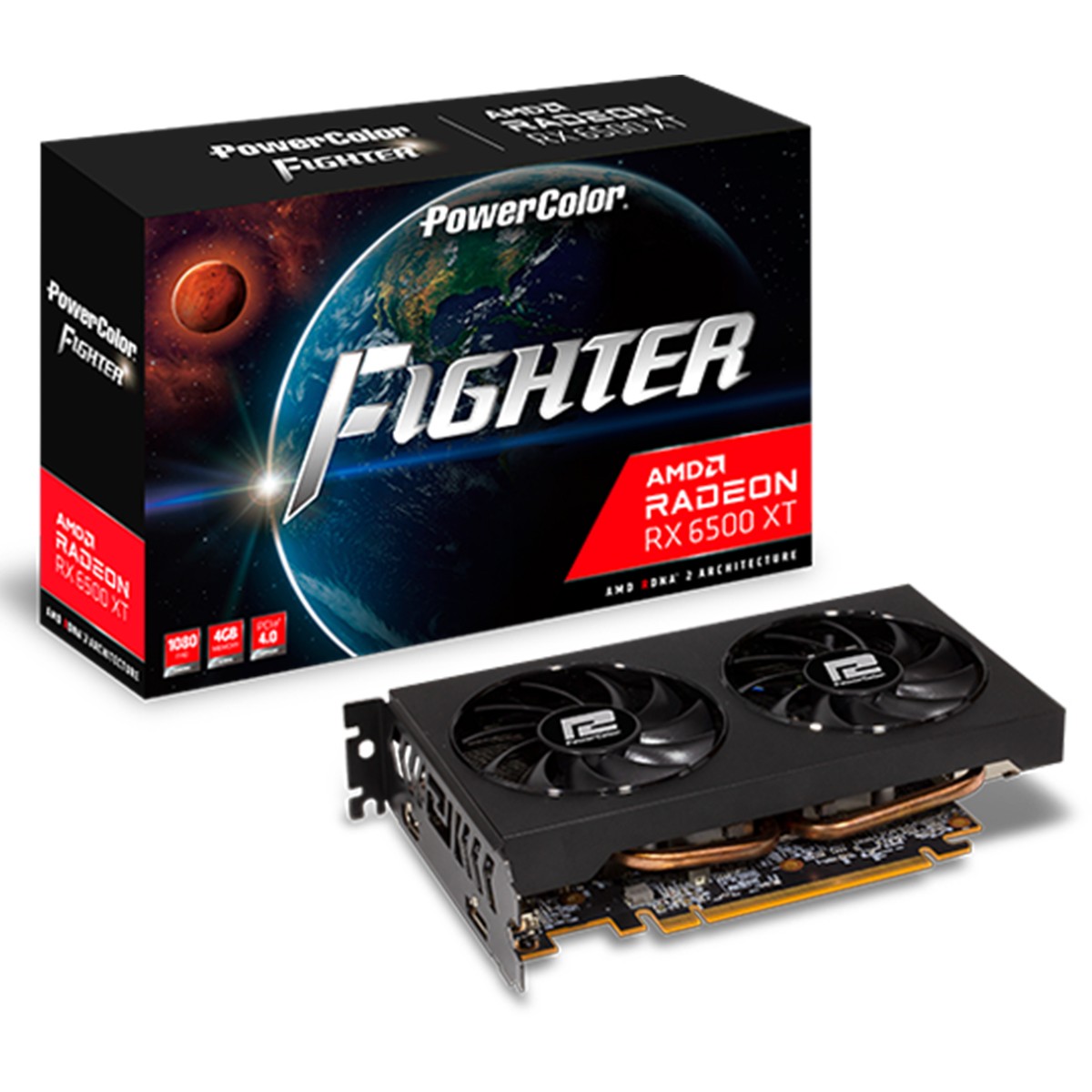 Placa De V Deo Powercolor Fighter Radeon Rx Xt Gb Gddr Fsr Ray Tracing Axrx Xt