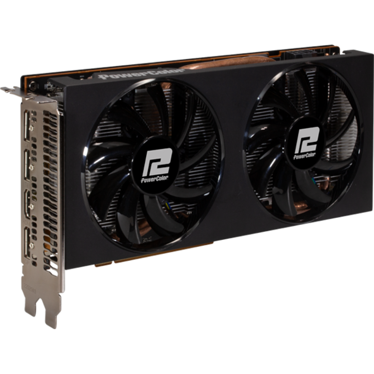 Placa de Vídeo Powercolor, Radeon, Navi RX 5600 XT Dual OC, 6GB, GDDR6, AXRX 5600XT 6GBD6-3DHV2/OC 