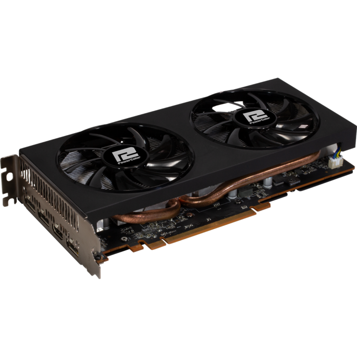 Placa de Vídeo Powercolor, Radeon, Navi RX 5600 XT Dual OC, 6GB, GDDR6, AXRX 5600XT 6GBD6-3DHV2/OC 