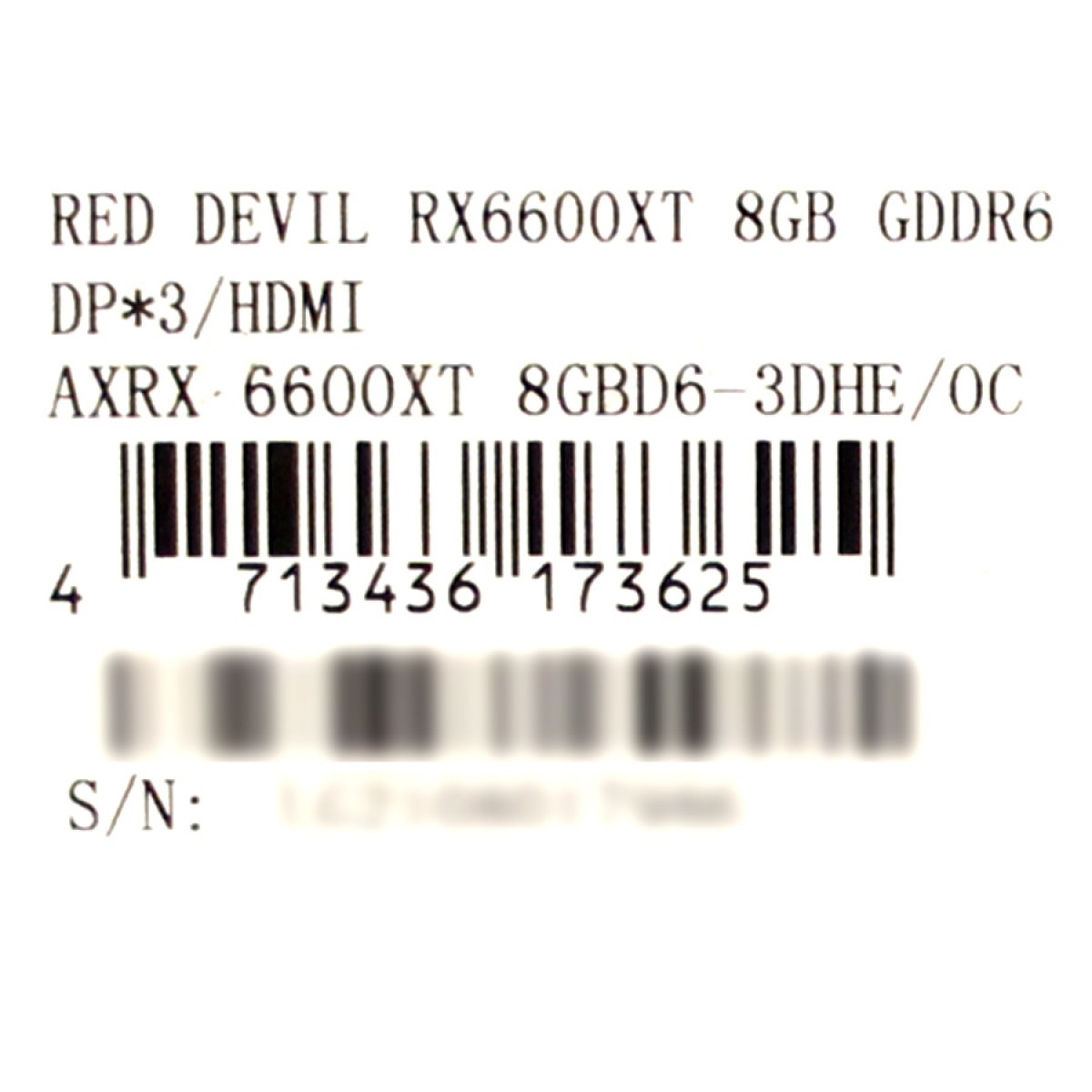 Placa de Vídeo PowerColor Radeon RX 6600 XT Red Devil, 8GB, GDDR6, FSR, Ray Tracing, AXRX 6600XT 8GBD6-3DHE/OC