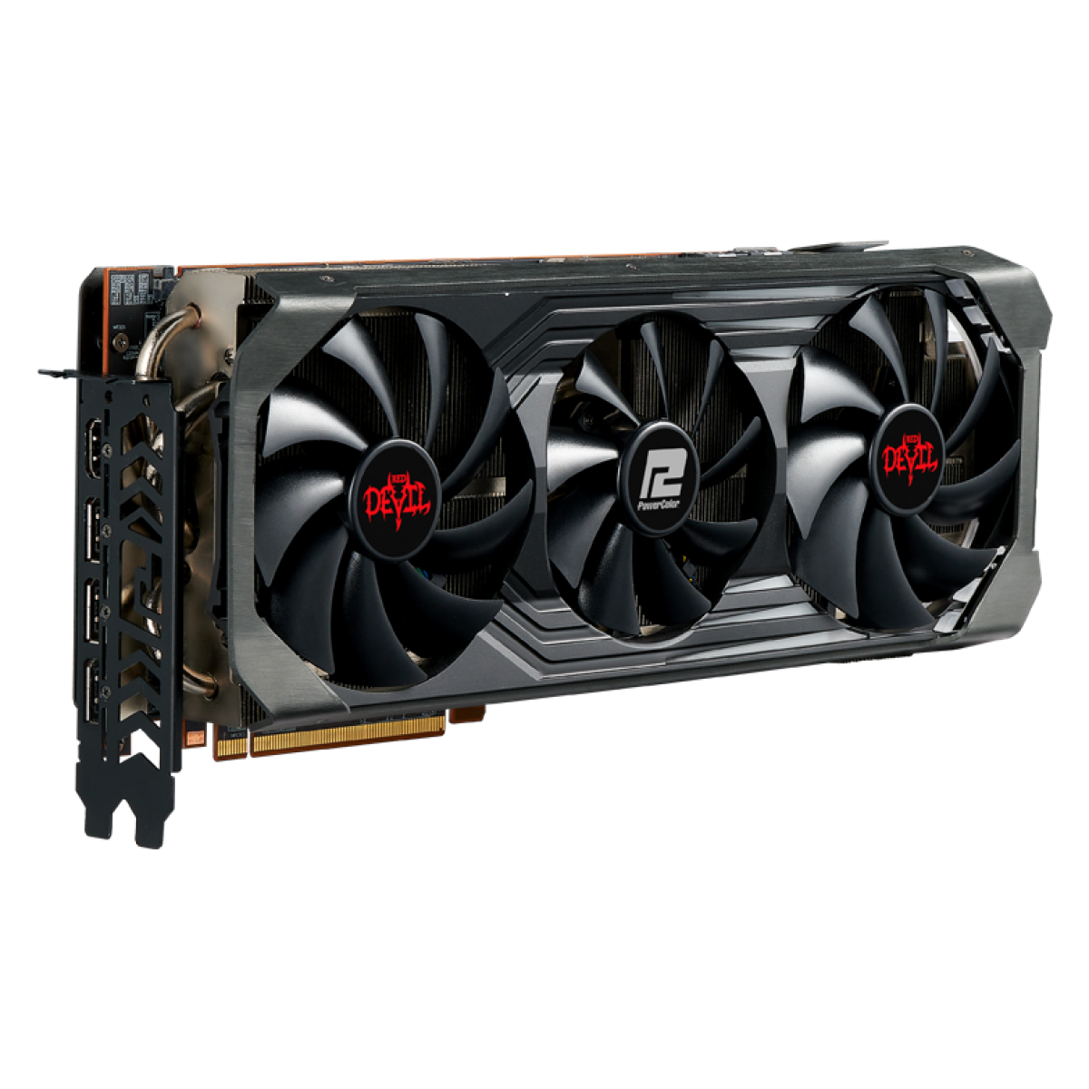 Placa de Vídeo PowerColor Radeon RX 6800 XT Red Devil, 16GB, GDDR6, FSR, Ray Tracing, AXRX 6800XT 16GBD6-3DHE/OC