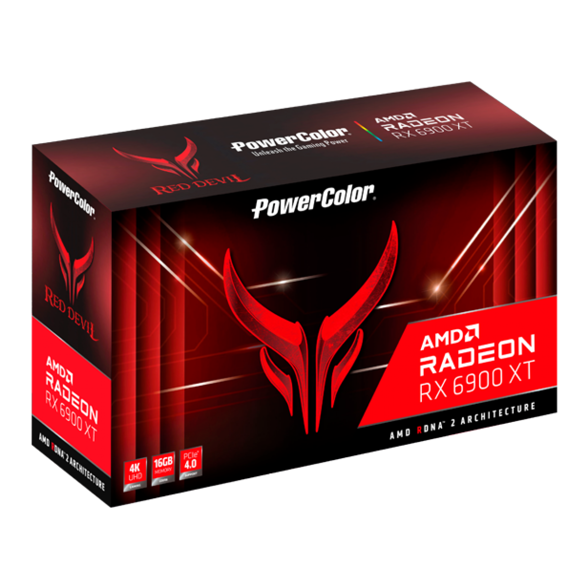 Placa de Vídeo PowerColor Radeon RX 6900 XT Red Devil, 16GB, GDDR6, FSR, Ray Tracing, AXRX 6900XT 16GBD6-3DHE/OC