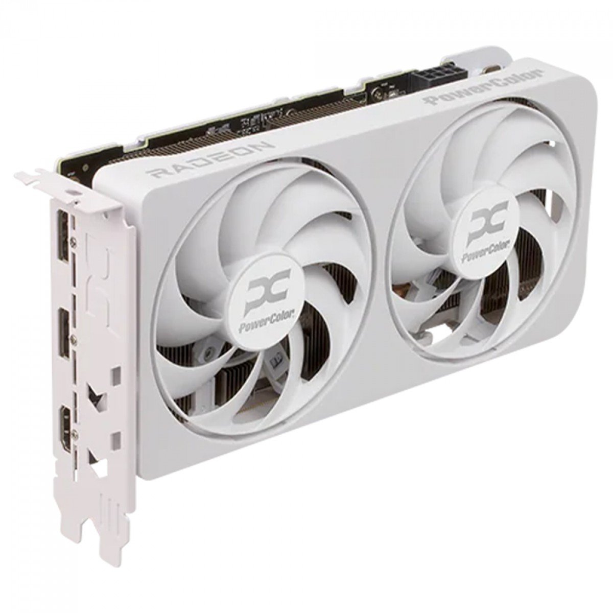 Placa de Vídeo PowerColor Reaper White AMD Radeon RX 9060 XT, 16GB, GDDR6, FSR, Ray Tracing, RX9060XT 16G-A/WHITE