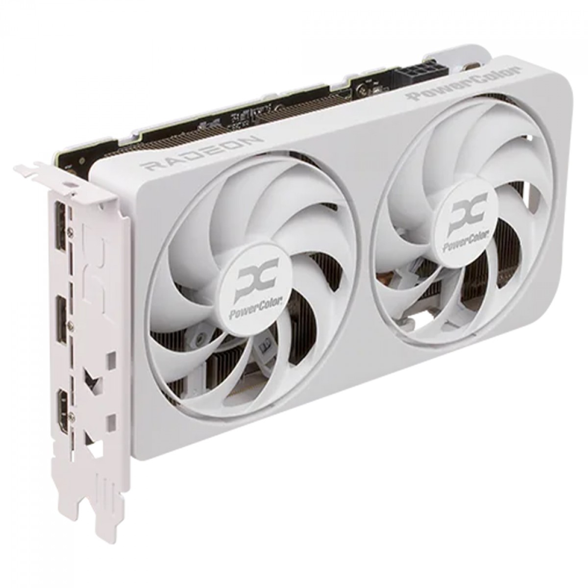 Placa de Vídeo PowerColor Reaper White AMD Radeon RX 9060 XT, 8GB, GDDR6, FSR, Ray Tracing, RX9060XT 8G-A/WHITE