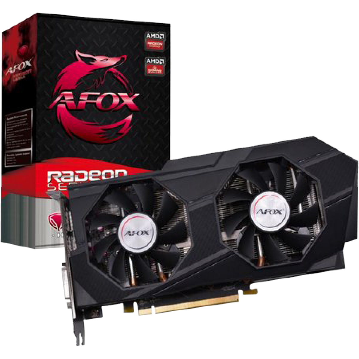 Placa de Vídeo Radeon RX 580 8GB GDDR5, 256Bit, Dual Fan, AFRX580 ...