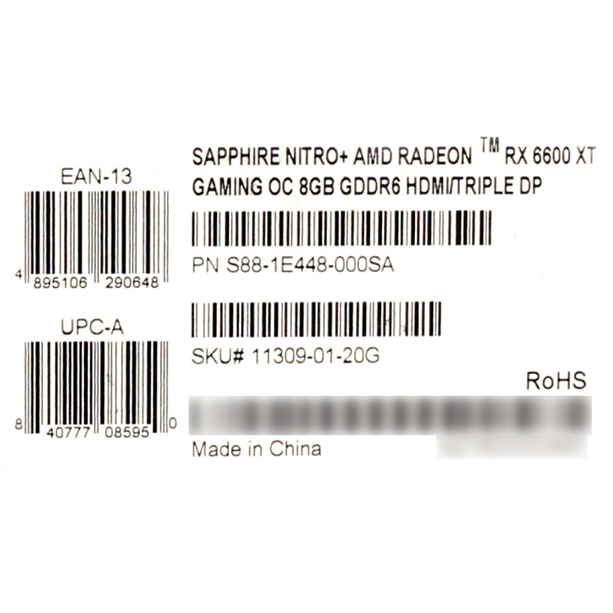 Placa de Vídeo Sapphire Nitro+ AMD Radeon RX 6600 XT, OC, 8GB, GDDR6, FSR, Ray Tracing, 11309-01-20G